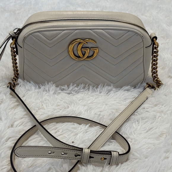 Gucci Handbags - Gucci GG Marmont Camera small quilted leather shoulder bag